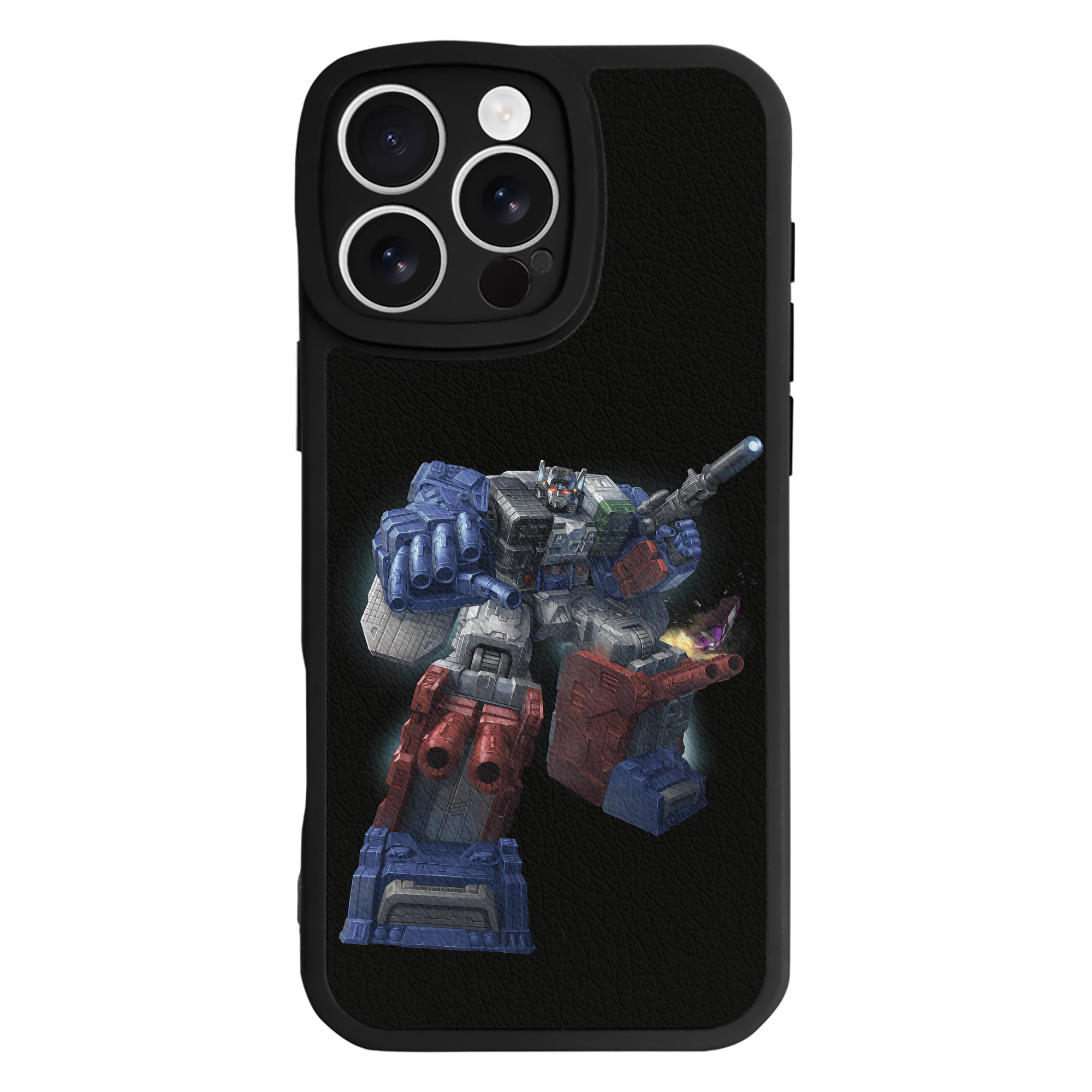 （画像用） Transformers トランスフォーマー 【iPhone 16シリーズ対応】シリコンスマホケース（レザー調） 材質：シリコン